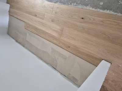 Instalación de suelo de madera natural en Madrid