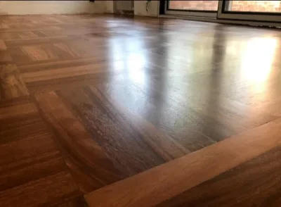 Instalación de suelo de madera natural en Móstoles