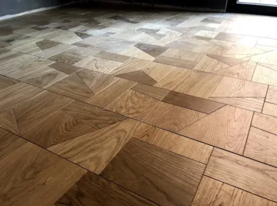 Instalación de suelo de madera natural en Santander