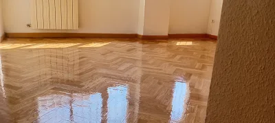 Instalación de suelo de madera natural en Madrid