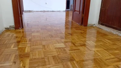 Instalación de suelo de madera natural en Madrid