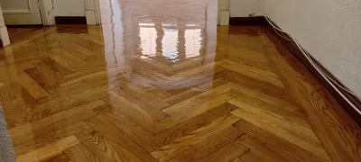 Instalación de suelo de madera natural en Madrid