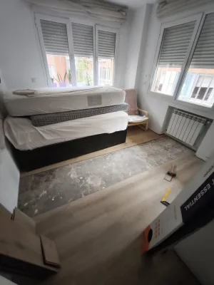 Instalación de suelo de madera natural en Madrid