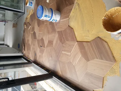 Instalación de suelo de madera natural en Gandía