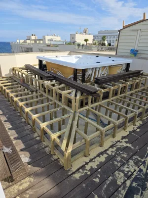 Instalación de suelo de madera natural en Palma